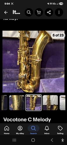Rare melody sax vicotone - c,
