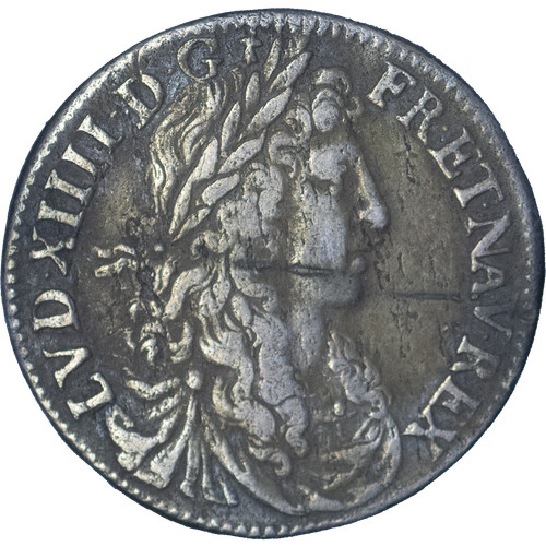 Louis xiv quart écu - louis, au