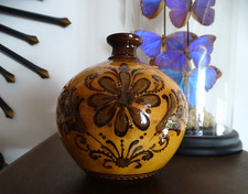 Vase boule terre cuite