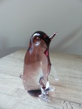 Statuette Pingouin en Verre