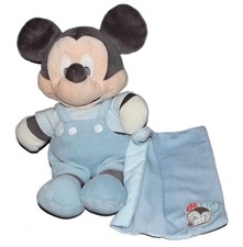 Doudou peluche Mickey Mouchoir