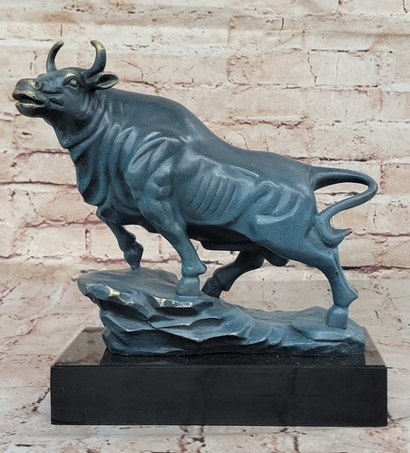 Sculpture taureau bronze - taureau,