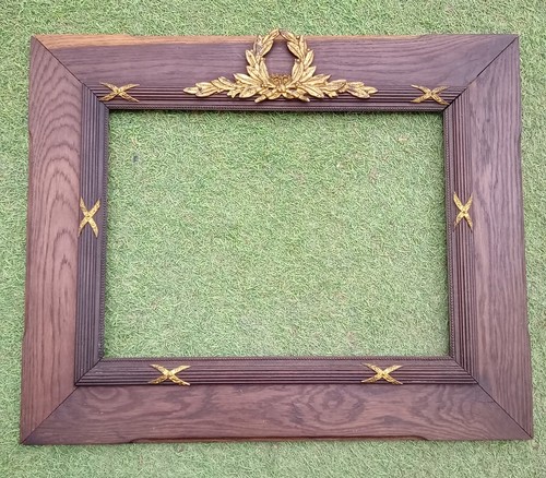 Ancien cadre bois bronze dore - cadre,
