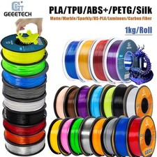 Filament d'imprimante 3D Geeetech PLA/PETG/TPU/ABS +/Soie/Marbre/Bois