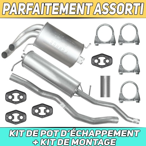 Kit pot échappement - de,