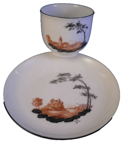 Tasse soucoupe scénique - tasse,