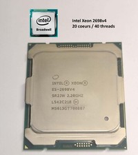 Intel Xeon e5-2698v4 20cores / 40threads