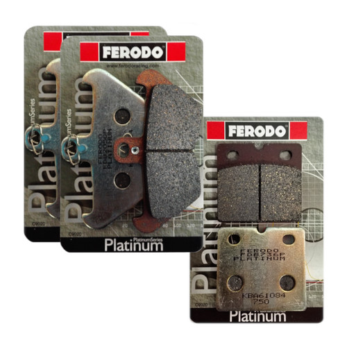 Plaquettes frein kit avant - de,