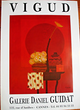 AFFICHE VIGUD -GALERIE  DANIEL