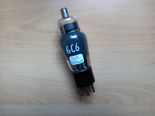 Raytheon 6c6 tube - 6c6, (pentode)