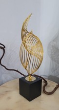 Sculpture Déco Moderne Dorée