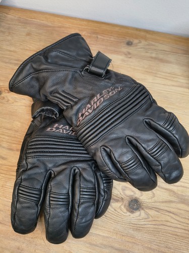 Gants moto cuir noir - de, en