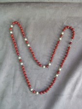 SAUTOIR en perle de jaspe et