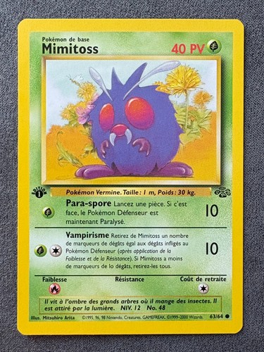 Carte pokemon mimitoss - carte, 63/64