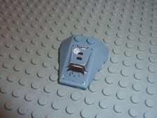 LEGO Sand Blue Wedge 4 x 4 Stud Notches Left Sticker Ref 48933pb013L Set 70131 