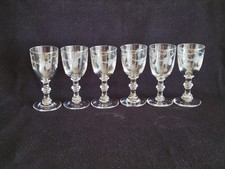 6 Anciens Petits Verres A