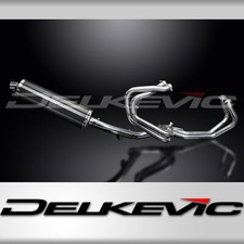 HONDA VFR800Fi 98-01 Echappement HAUT Complet DÉCAT 4-1 Pot 450 Ovale Carbone