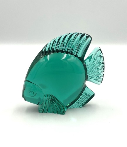 Figurine poisson cristal vert - poisson,