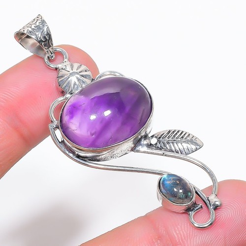 Pendentif pierre précieuse
