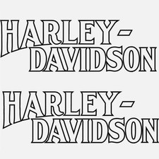 Harley Davidson tank decals