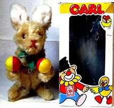 AUTOMATE MECANIQUE CARL - LAPIN MARACAS + BOITE-FONCTIONNE -MADE IN WEST GERMANY