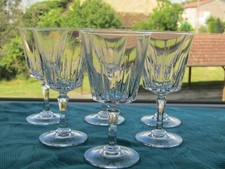 6 Verres à vin rouge en