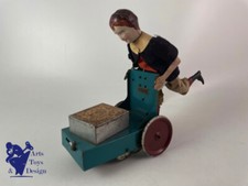 JOUET ANCIEN FERNAND MARTIN VEBE REF 224 TYPE 3 LE PETIT LIVREUR 1919 H18CM