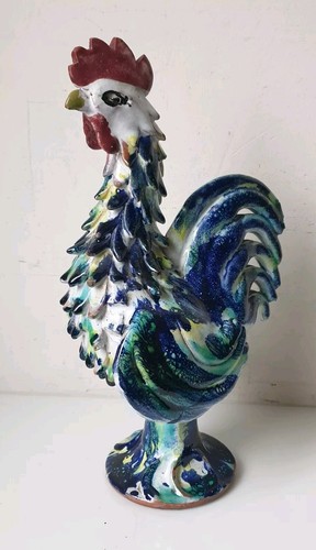Sculpture coq ceramique - sculpture,