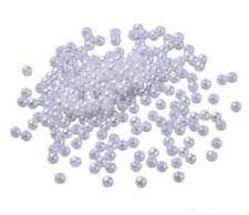 500 perles nacrees blanche - 500,