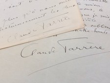 Claude FARRÈRE - Deux belles lettres autographe signées (1922)