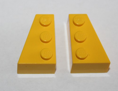 Lego yellow wedge ref - lego,