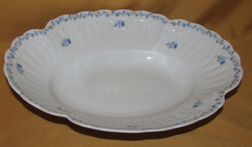 Plat ovale creux - , porcelaine