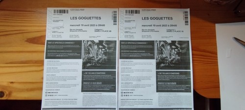 Deux places spectacle les - de,