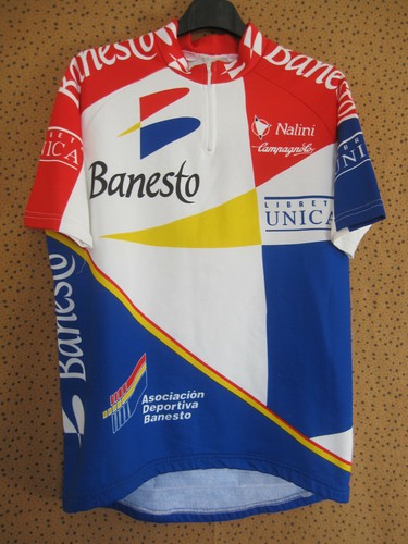 Maillot cycliste banesto - cycliste,