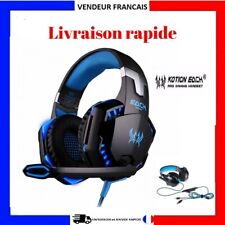 Kotion Each G2000 Stéréo Casque de Jeu Filaire gamer  Micro PS4 Xbox One PC LED