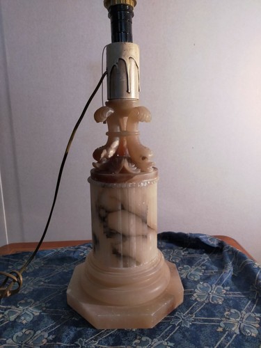 Lampe alabastre marbre - en,