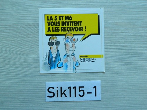 Autocollant television 5 - ,