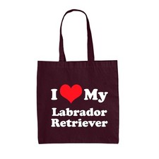 I Love My Labrador Retriever - Toile Sac - Chien Chiot Animal Owner