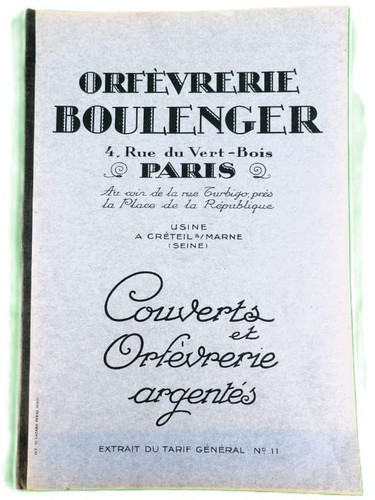 Boulenger couverts orfèvrerie - couverts,