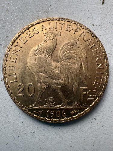 Francs coq marianne 1906 - francs,