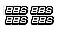 4 STICKERS BBS  /JANTES / FELGEN / RIMS  /FUN/ SPORT /MOTORSPORT 38x100mm