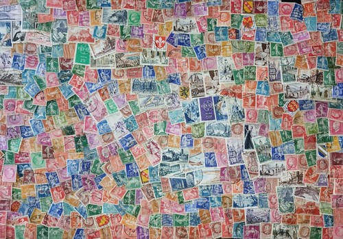 Vrac plus 500 timbres - plus,