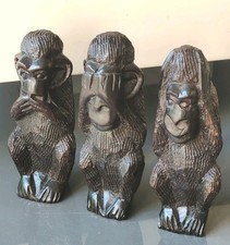 Figurines singes sagesse - figurines, je