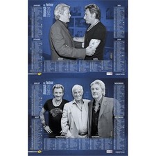 Calendriers La Poste Almanachs 2026 Johnny Hallyday-Delon-Belmondo