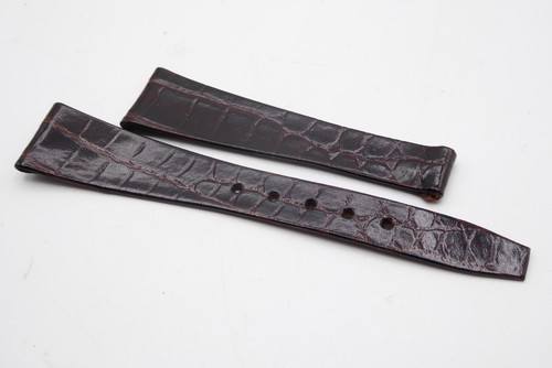 Bracelet cuir croco - cuir, vintage