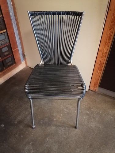 Chaise 1950 scoubidou d - ,