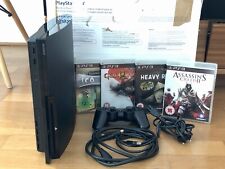 Sony PlayStation 3 Slim 120 Go, 1 manette et 4 jeux de Qualité, Cable HDMI