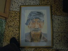 Aquarelle  d'un portrait