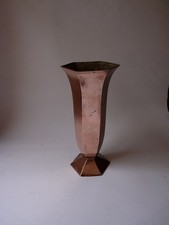 Vase en cuivre art déco décoration (21907)