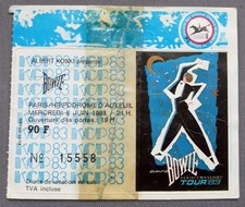 ticket billet used stub place